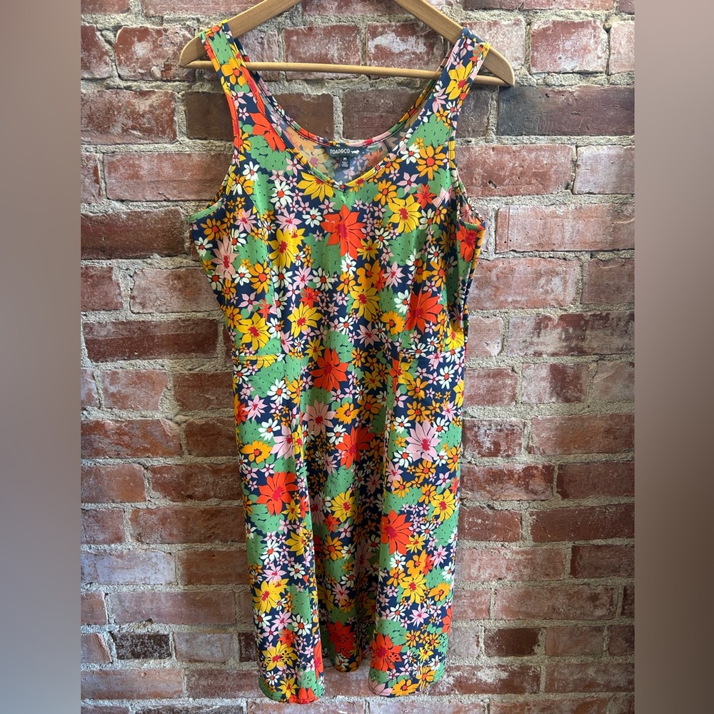 toad and co dress Crusher Floral Mini Dress UPF 50 Size Med
